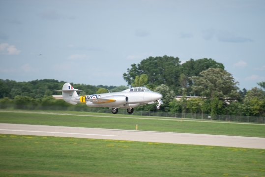 British Meteor Jet Taking Off
