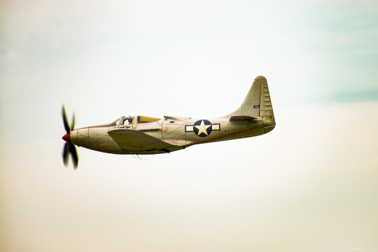 P39 Airacobra Side View