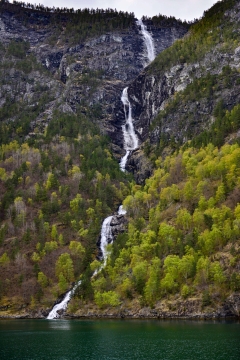 Waterfall to the Ocean