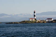 Canadian Lighthouse Seen From Alaska