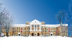 University of Wisconsin Bascom Hall In Winter