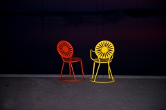 Terrace  Chairs at Night